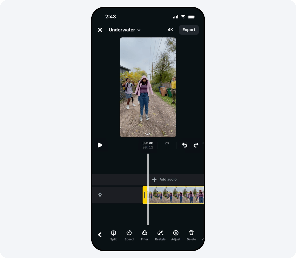 Meta AI video editing