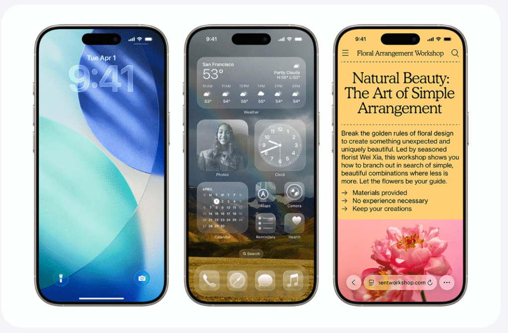 iOS 26 Liquid Glass developer beta