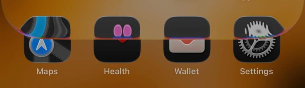 IOS 26 Liquide glass Scrolling Effect reflection